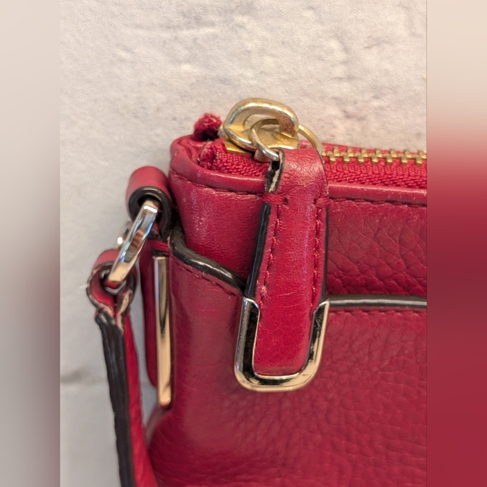 Coach Vintage Crossbody Bag - GUC - Red 10x6 Inches - Picture 5 of 13
